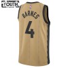 Dres Toronto Raptors Scottie Barnes Nike 2023-24 City Edition Zlato Swingman - Dječji